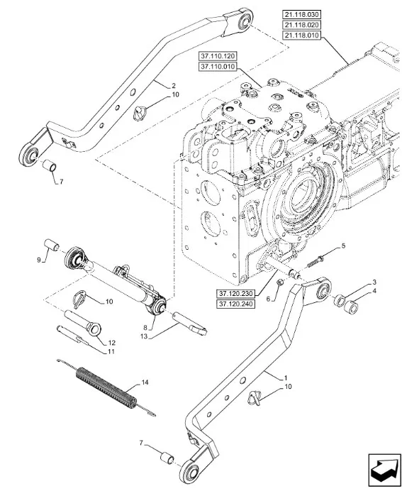 5199277 - рычаг